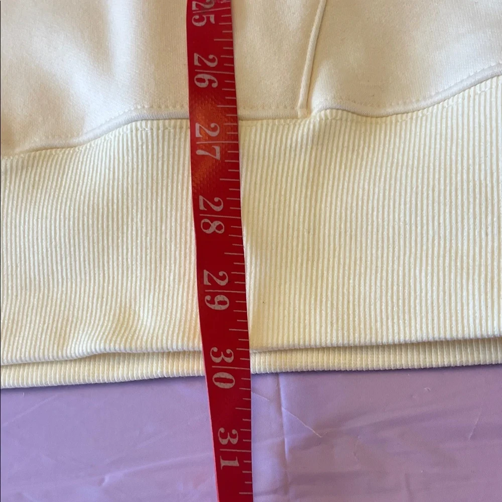 Cream Hoodie with Graphic Design - Picture 9 of 10